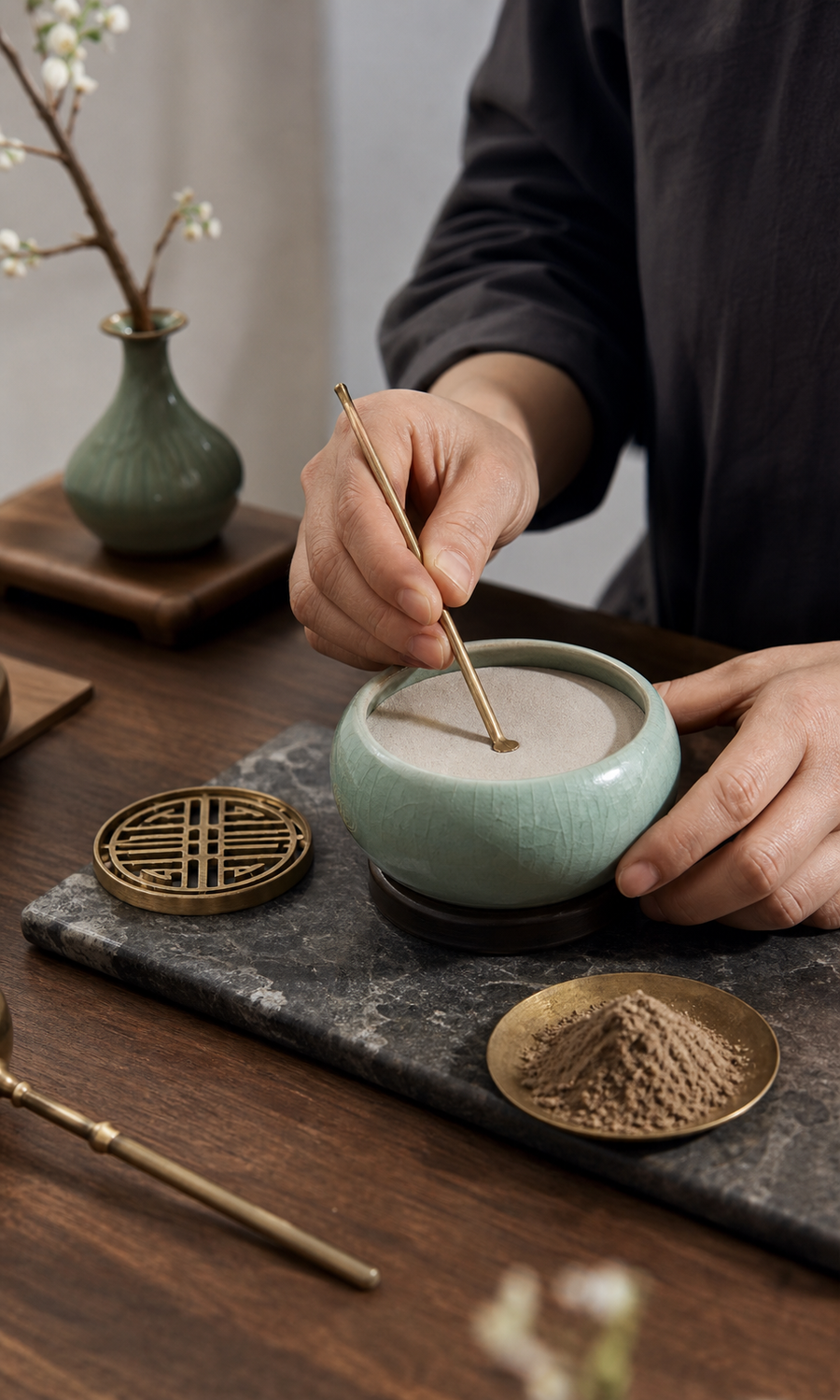 Qinvera editorial guide image for agarwood incense powder