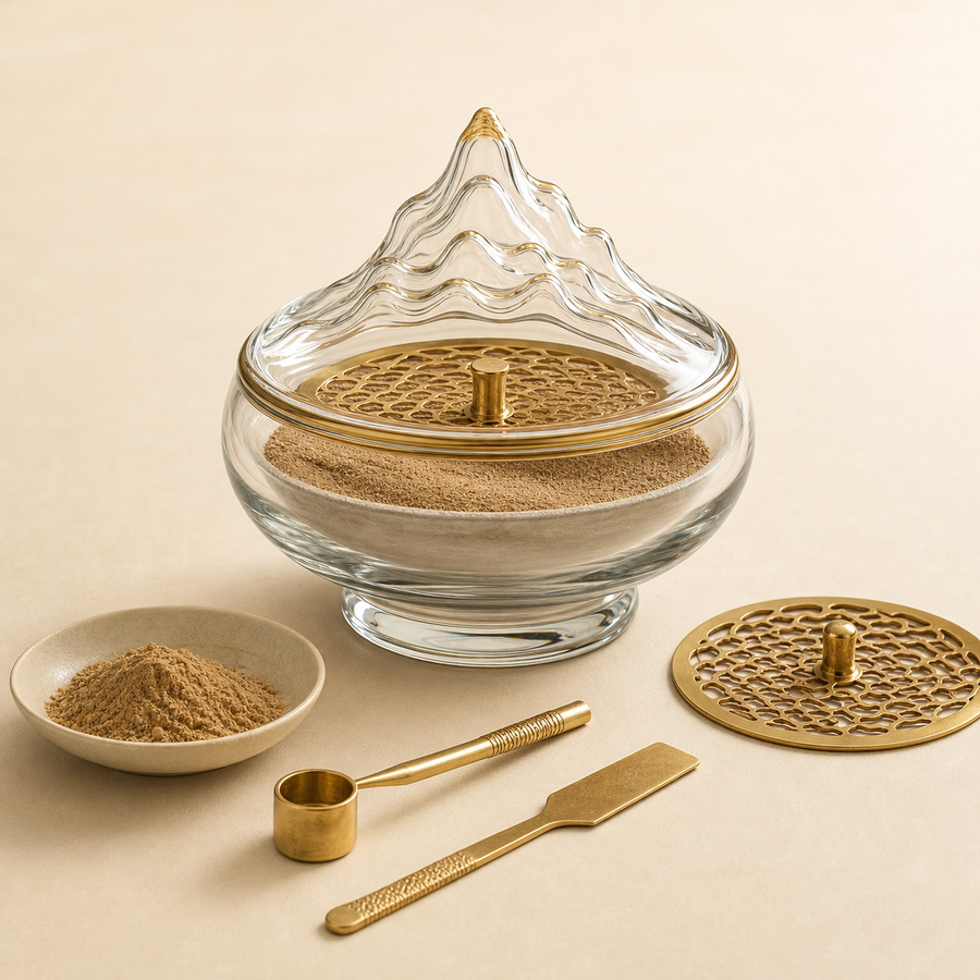 Qinvera editorial guide image for agarwood powder incense burner