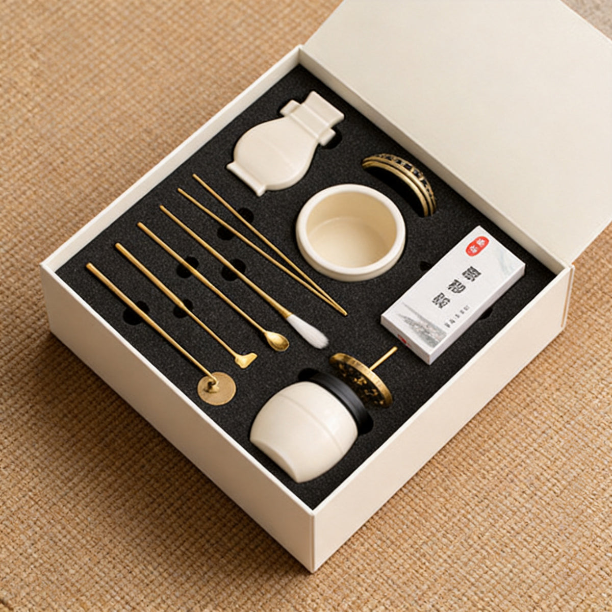 Guanwen Ceramic Seal-Incense Set