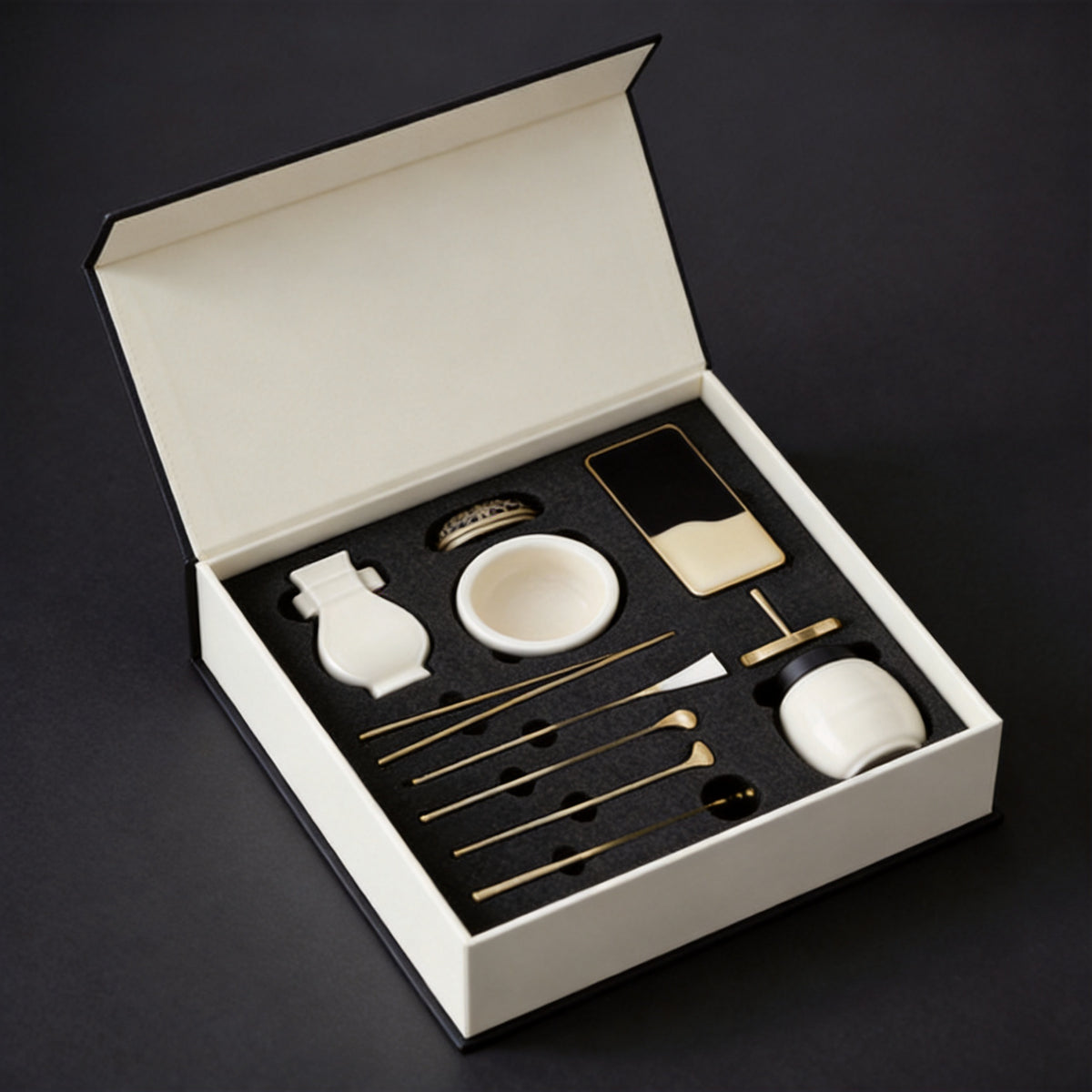 White Porcelain Seal-Incense Starter Set