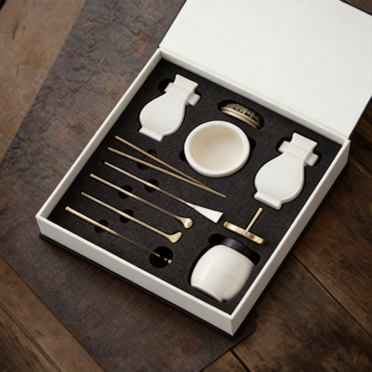 White Porcelain Seal-Incense Starter Set